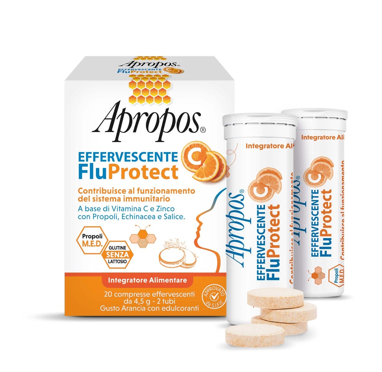 Apropos Fluprotect Effervescente C 20 Compresse-5