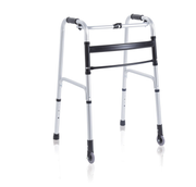 Mopedia Deambulatore Pieghevole Alluminio 2 Ruote Fisse Cod.RP735M-1