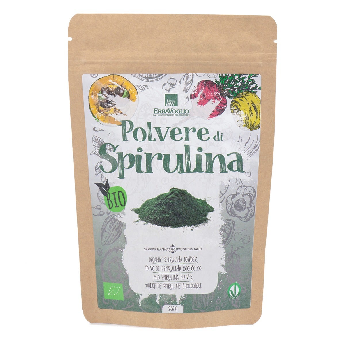 Spirulina Polvere Bio 200g-1