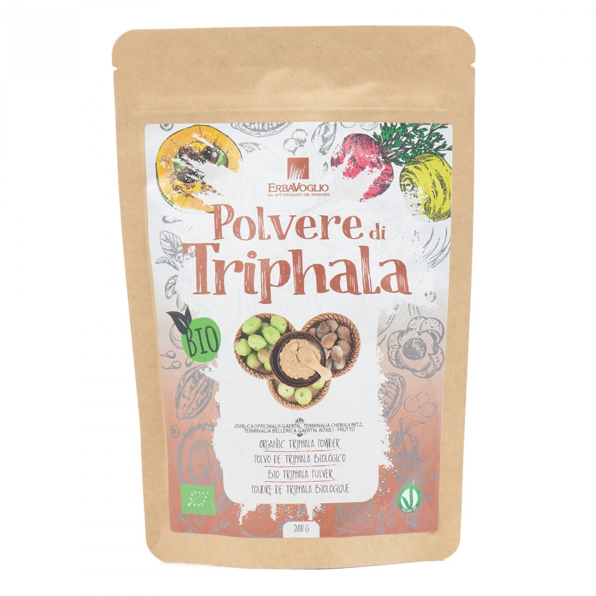 Erbavoglio Polvere Di Triphala Bio 200g-2