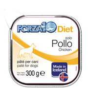 Forza10 Solo Diet Pollo Paté Per Cani Adulti Vaschetta 300g-1