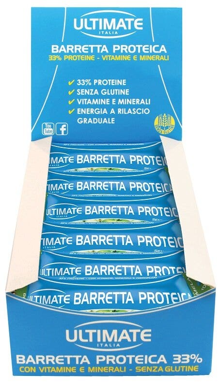 Ultimate Barretta Proteica Yogurt E Mela 24 Pezzi Da 40g-2