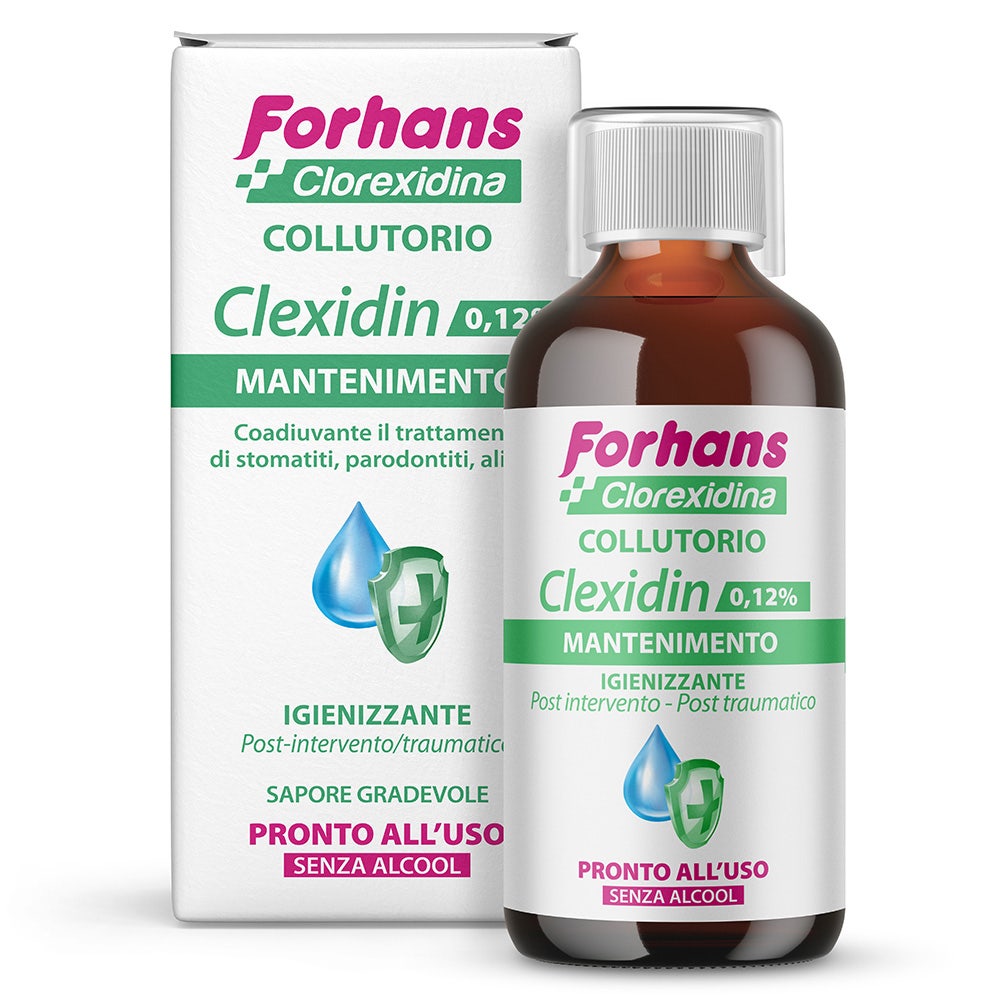 Forhans Collutorio Clexidin 0,12 Senza Alcool 200ml  - 2