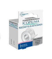 Icopiuma Cerotto Rocchetto In Seta Bianca 2,5cmx5m-1