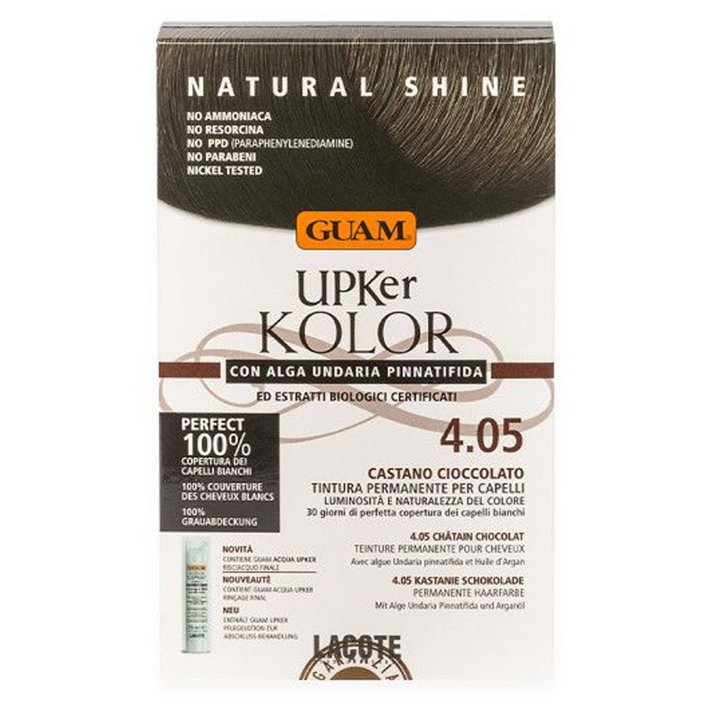 Guam Upker Kolor Tinta Capelli 4,05 Castano Cioccolato-1
