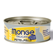 Monge Delicate Pezzetti Petto Di Pollo Cibo Umido Per Gatti Adulti 80g-2