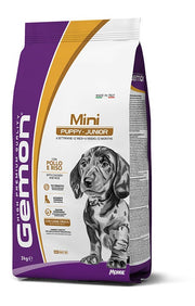 Gemon Mini Puppy and Junior Con Pollo E Riso Cibo Secco Cani Cuccioli Taglia Mini Sacco 3kg-2