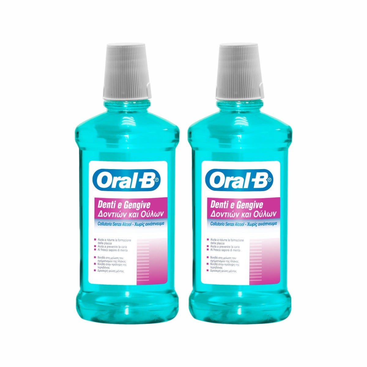 Oral-B Collutorio Denti E Gengive Senza Alcol 2x500 ml-3