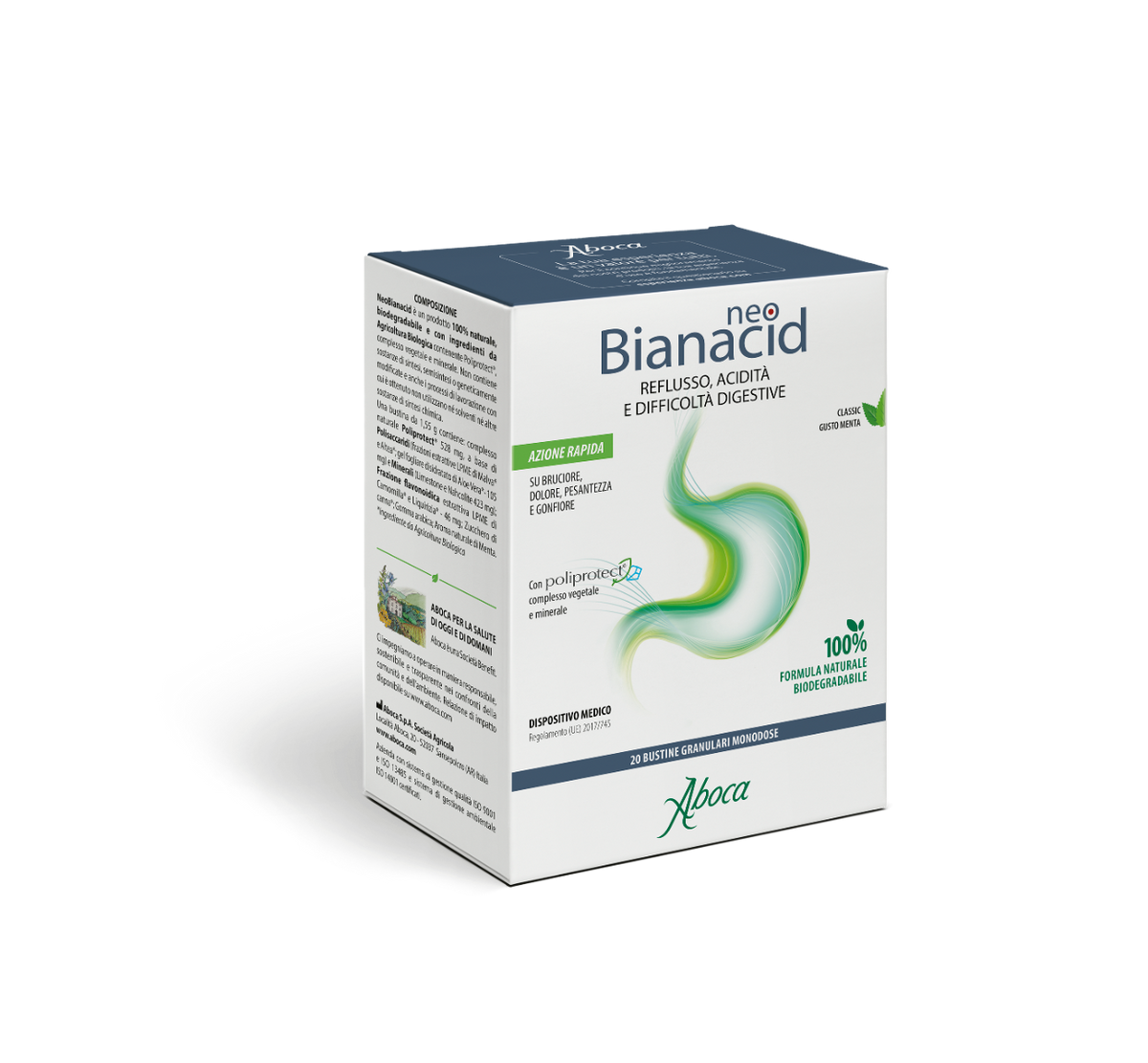 Aboca Neobianacid Acidità Reflusso 20 Buste Monodose