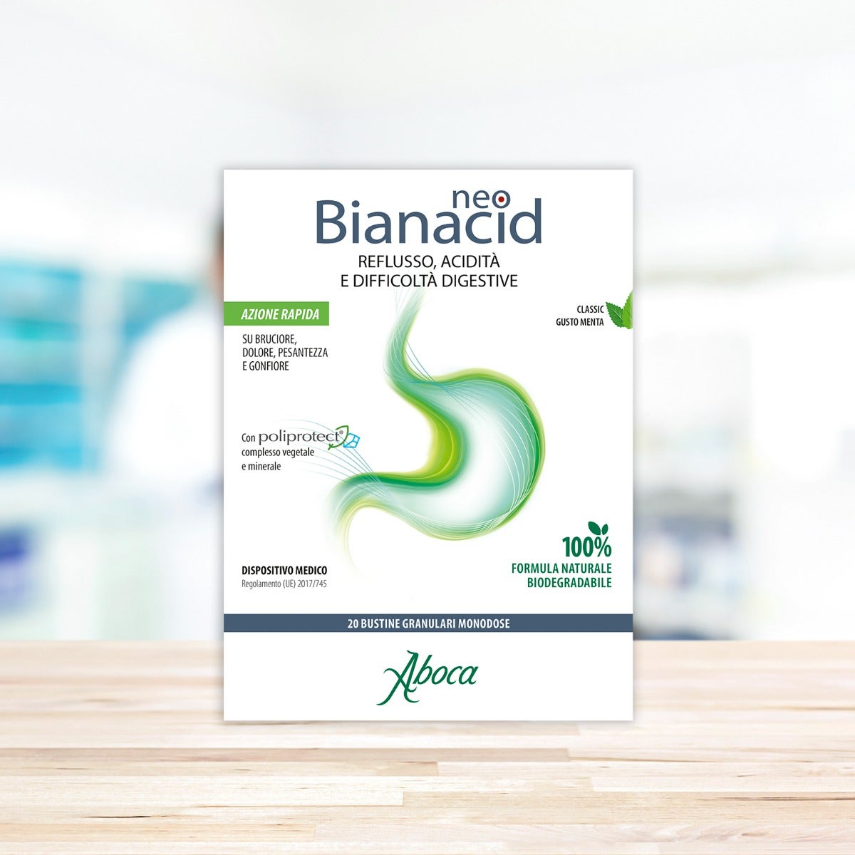 Aboca Neobianacid Acidità Reflusso 20 Buste Monodose