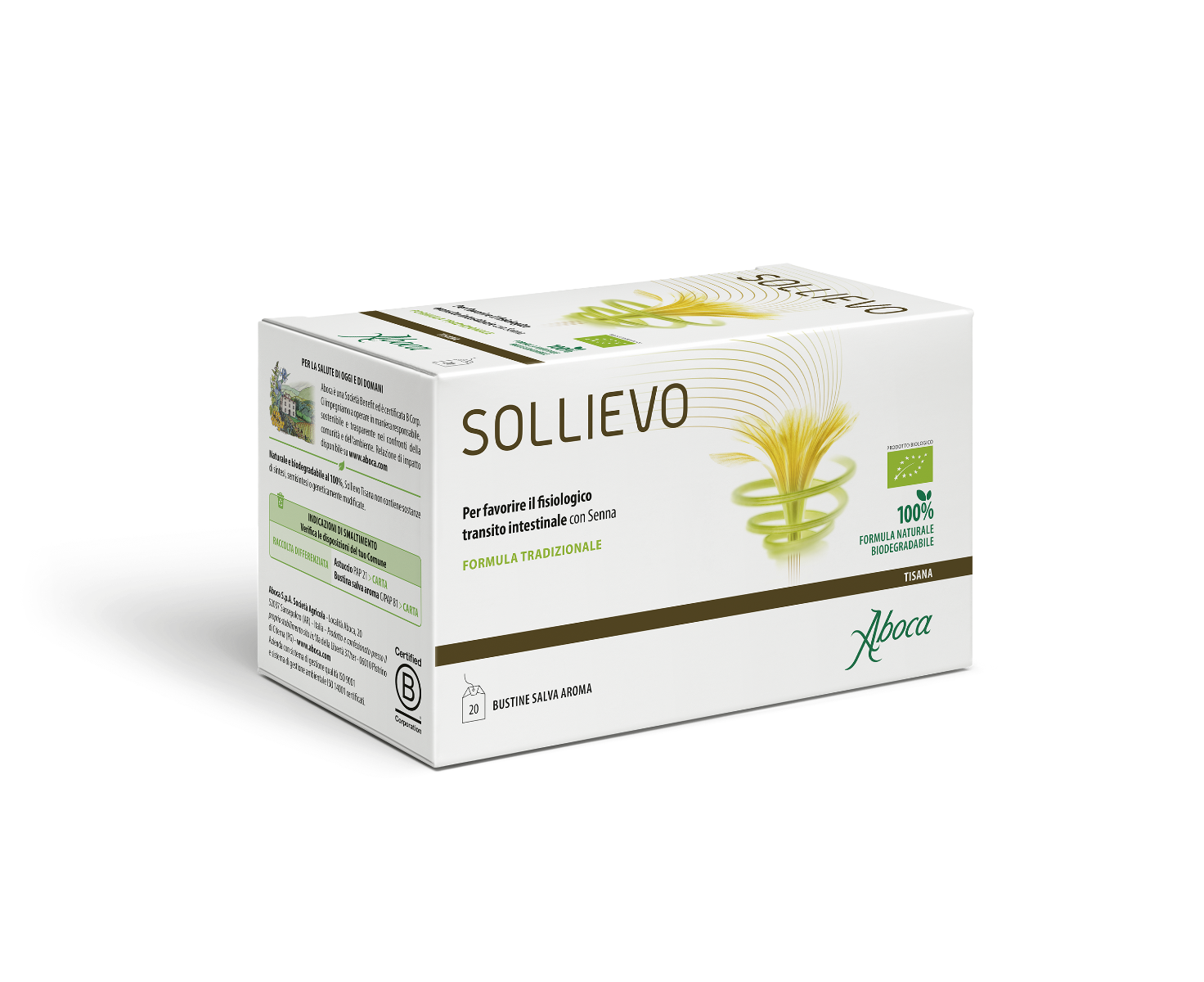 Aboca Sollievo Bio Tisana  Benessere Naturale 20 Filtri 44g-4