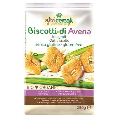 Altricereali Biscotti All'Avena Integrali 250g-2