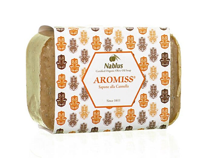Nablus Sapone Aromiss Vegetale Biologico Cannella 100 g-1