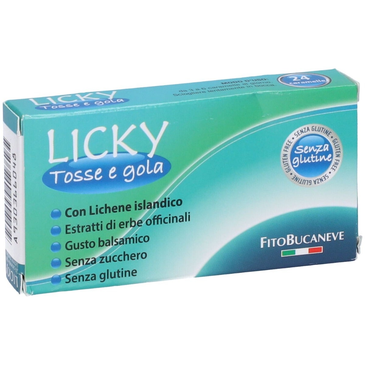 Licky Caramelle Adulti Per Tosse E Gola Senza Zucchero 70g-2