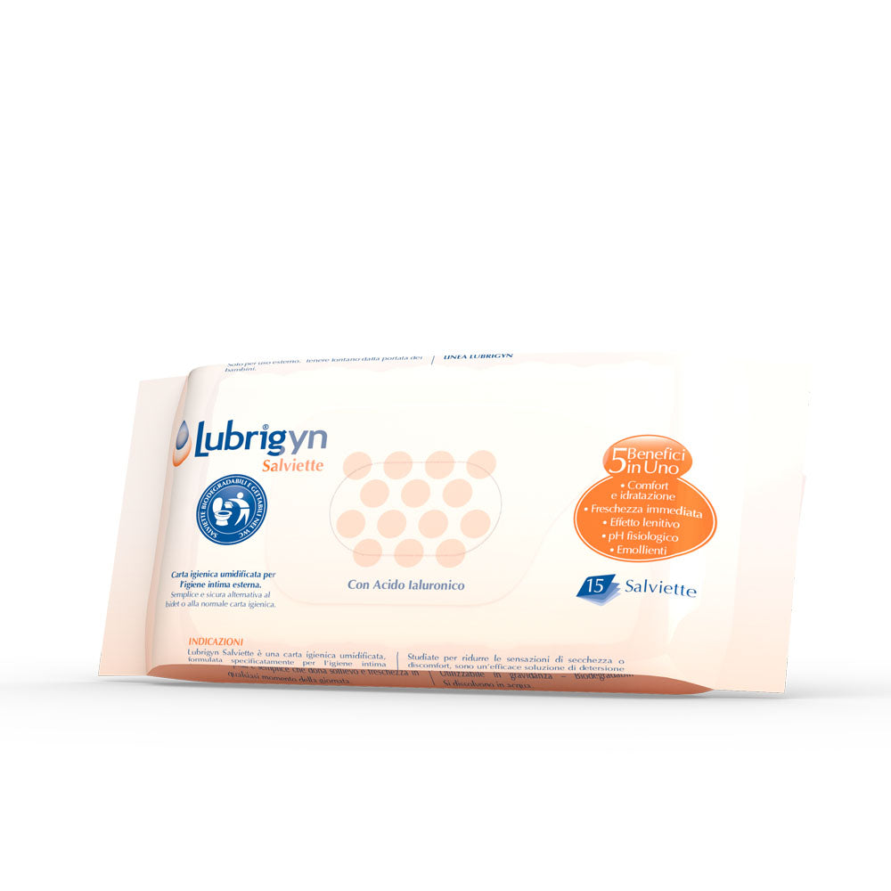 Lubrigyn Salviette Igiene Intima 15 Pezzi  - 3