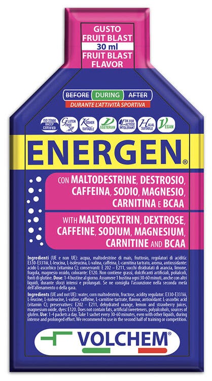 Volchem Energen Gel Energetico Gusto Fruit Blast 30ml-1