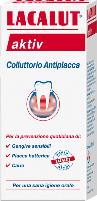 Lacalut Aktiv Collutorio Antiplacca 300ml-1