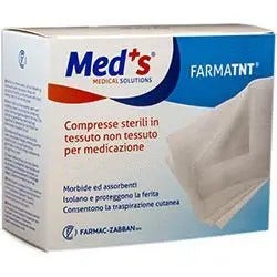 Meds Garza Compressa Tessuto Non Tessuto 10x10cm  16 Pezzi-1