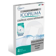 Icopiuma Medicata Garza Compressa Postoperatoria 10x15cm 4 Pezzi