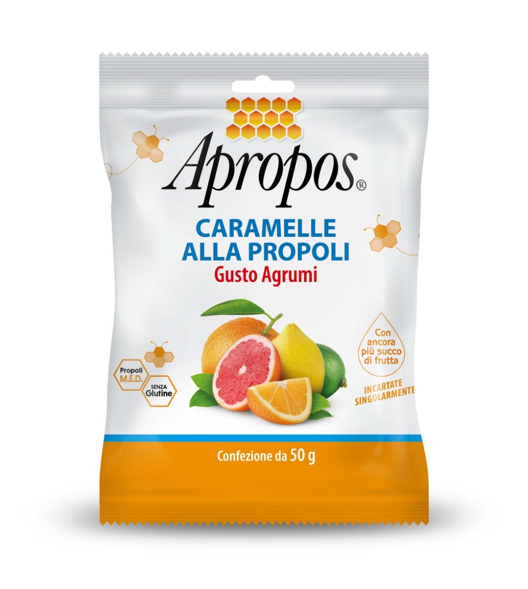 Apropos Caramelle Alla Propoli Gusto Agrumi 50g-2