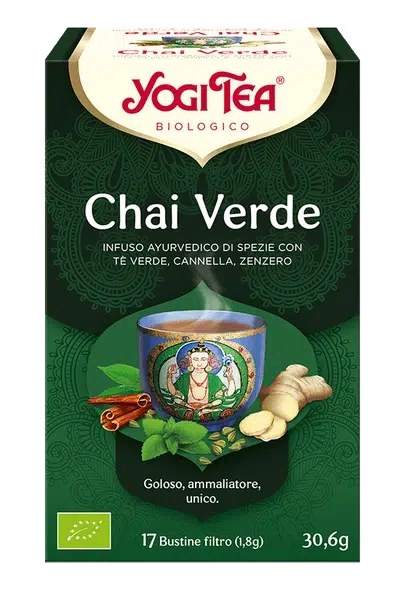 Yogi Tea Tè Speziato Chai Verde 17 Bustine-3