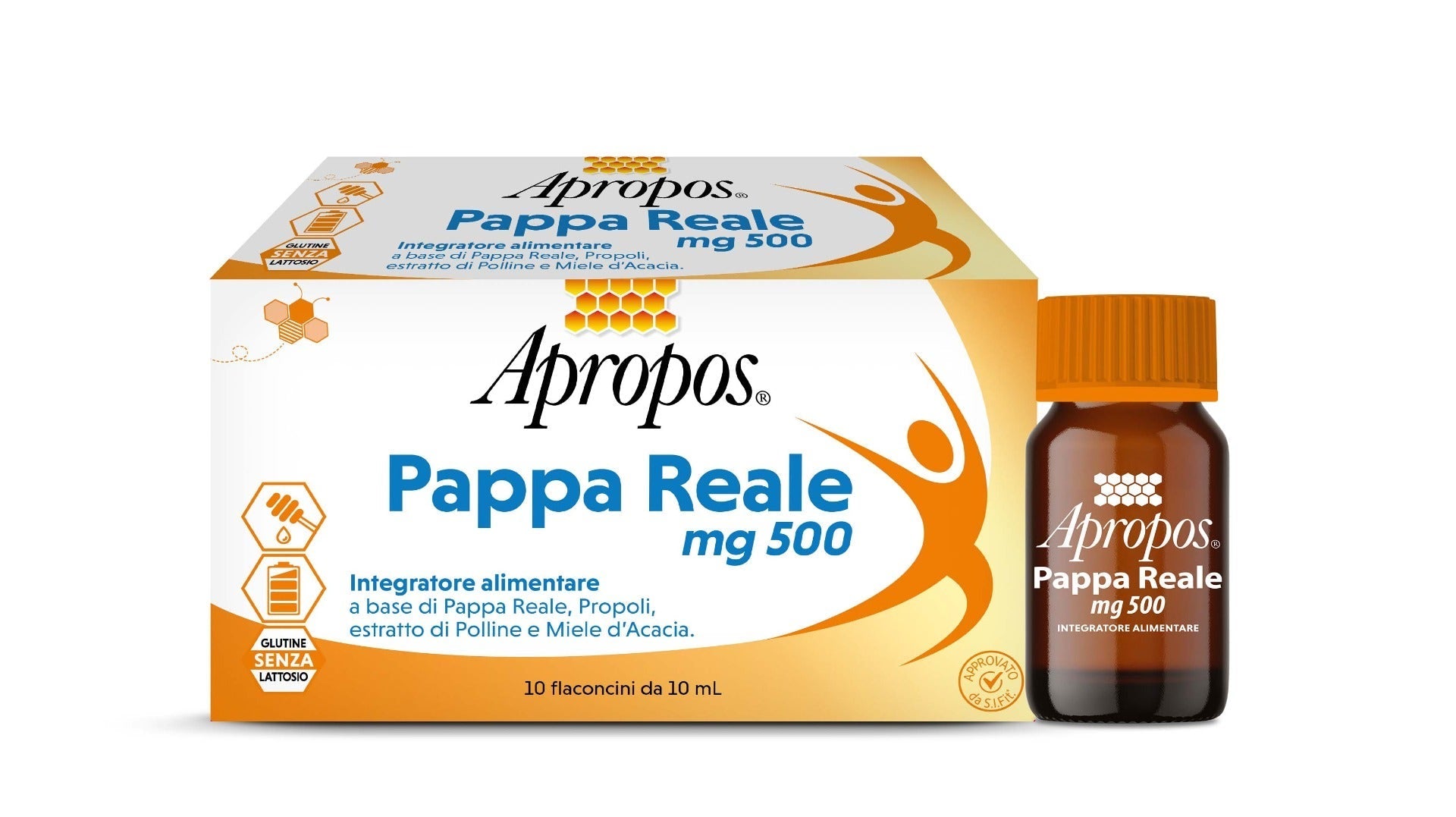 Apropos Pappa Reale 500mg 10 Flaconcini da 10ml-5
