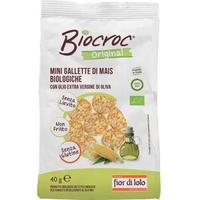 Biocroc Mini Gallette Mais Bio 40g-2