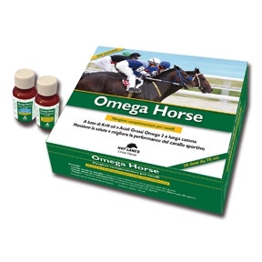 Nbf Lanes Omega Horse Mangime Complementare Per Equini 30 Flaconi 70ml  - 1
