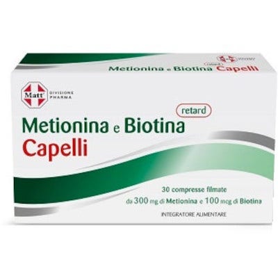Matt Pharma Metionina/Biotina Retard Capelli 30 Compresse-4