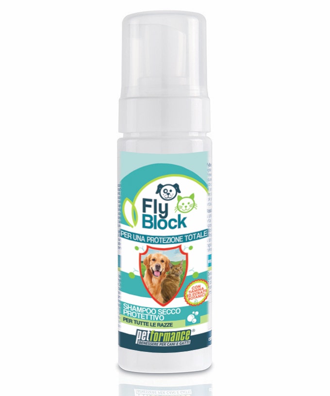 Petformance Flyblock Shampoo Secco Protettivo Per Cani E Gatti 150ml-2