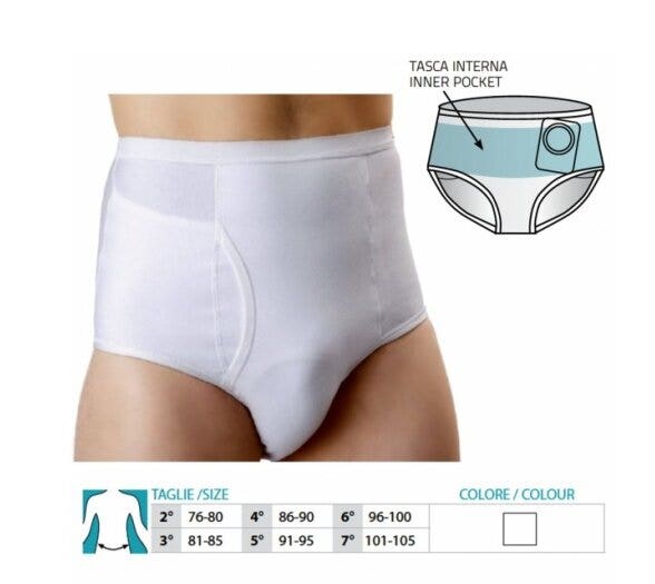 Orione Slip per Stomia Uomo Cod 556 Bianco Taglia 5-1