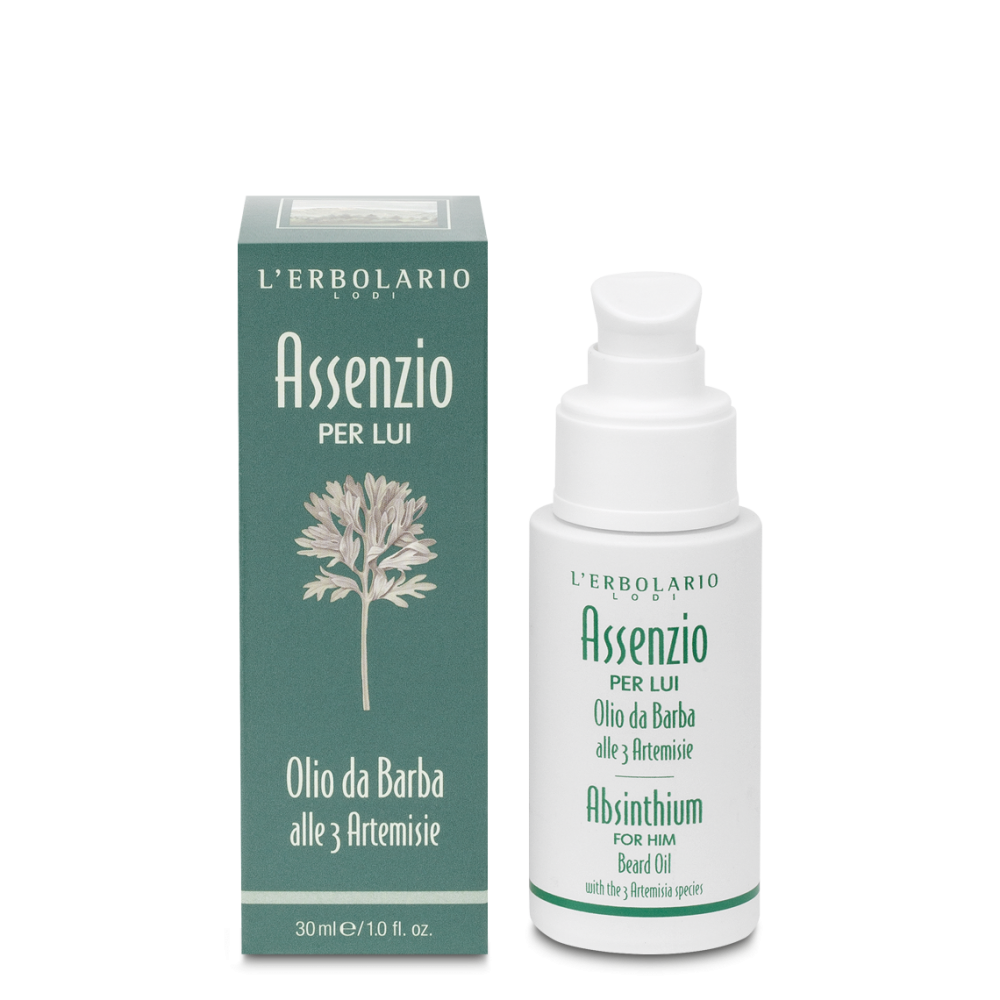 L'Erbolario Assenzio Per Lui Olio Da Barba Alle 3 Artemisie 30ml-1