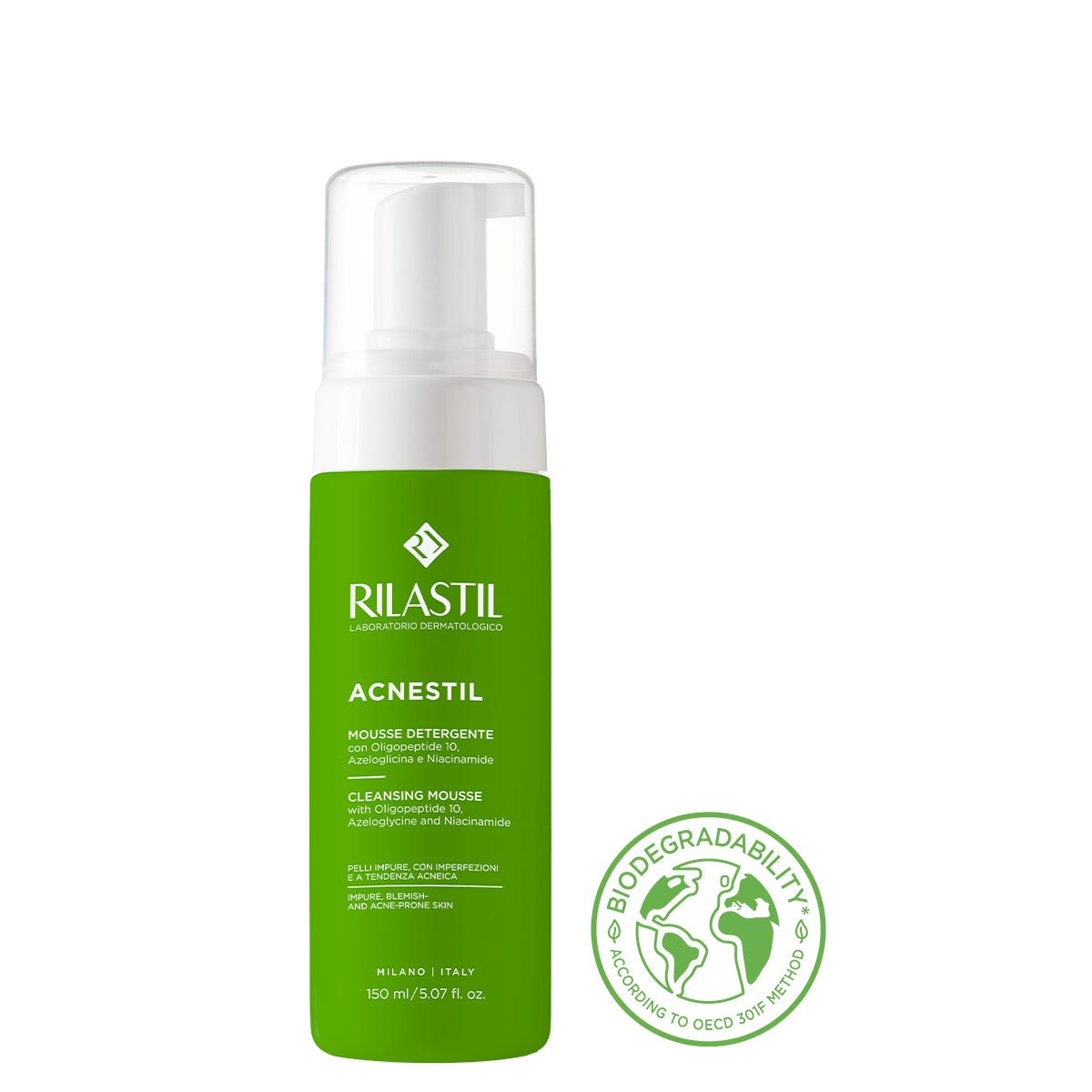 Rilastil Acnestil Mousse 150ml-4