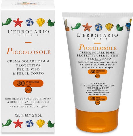 L'Erbolario Piccolosole Crema Solare Bimbi SPF30 125ml-3