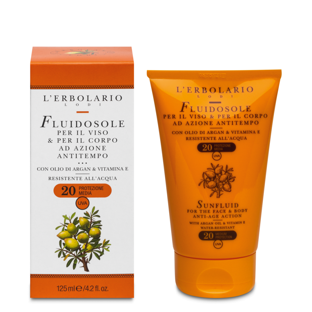 L'Erbolario FluidoSole Viso/Corpo Anti-tempo 125ml SPF20-2