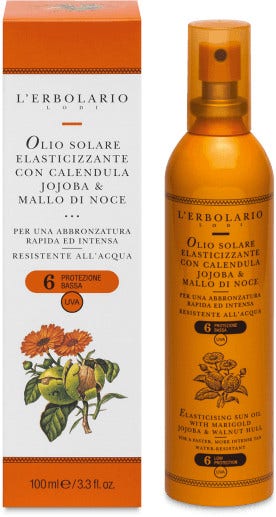 L'Erbolario Olio Solare Elasticizzante SPF6 100ml-3