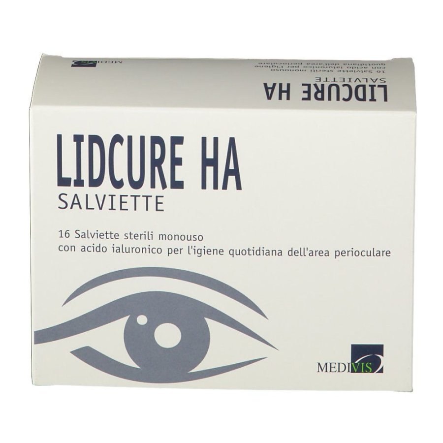 Lidcure Ha Salviettina Detergente Emolliente Lenitiva 16 Bustine  - 1