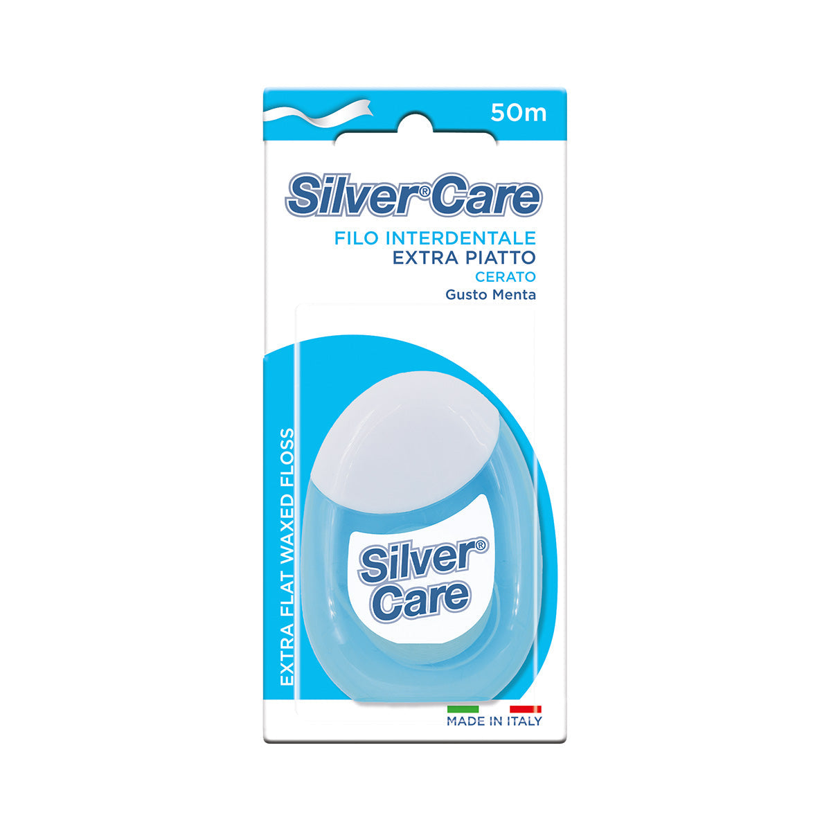 Silvercare Filo Interdentale Extra Piatto 50m-3