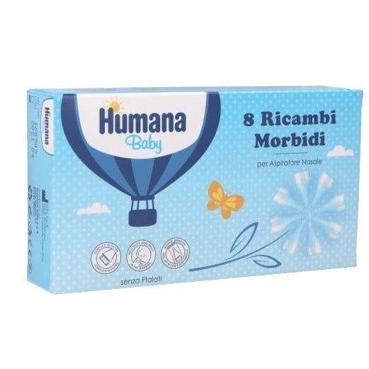 Humana Baby Set Ricambi Morbidi Aspiratore Nasale 8 Pezzi  - 2