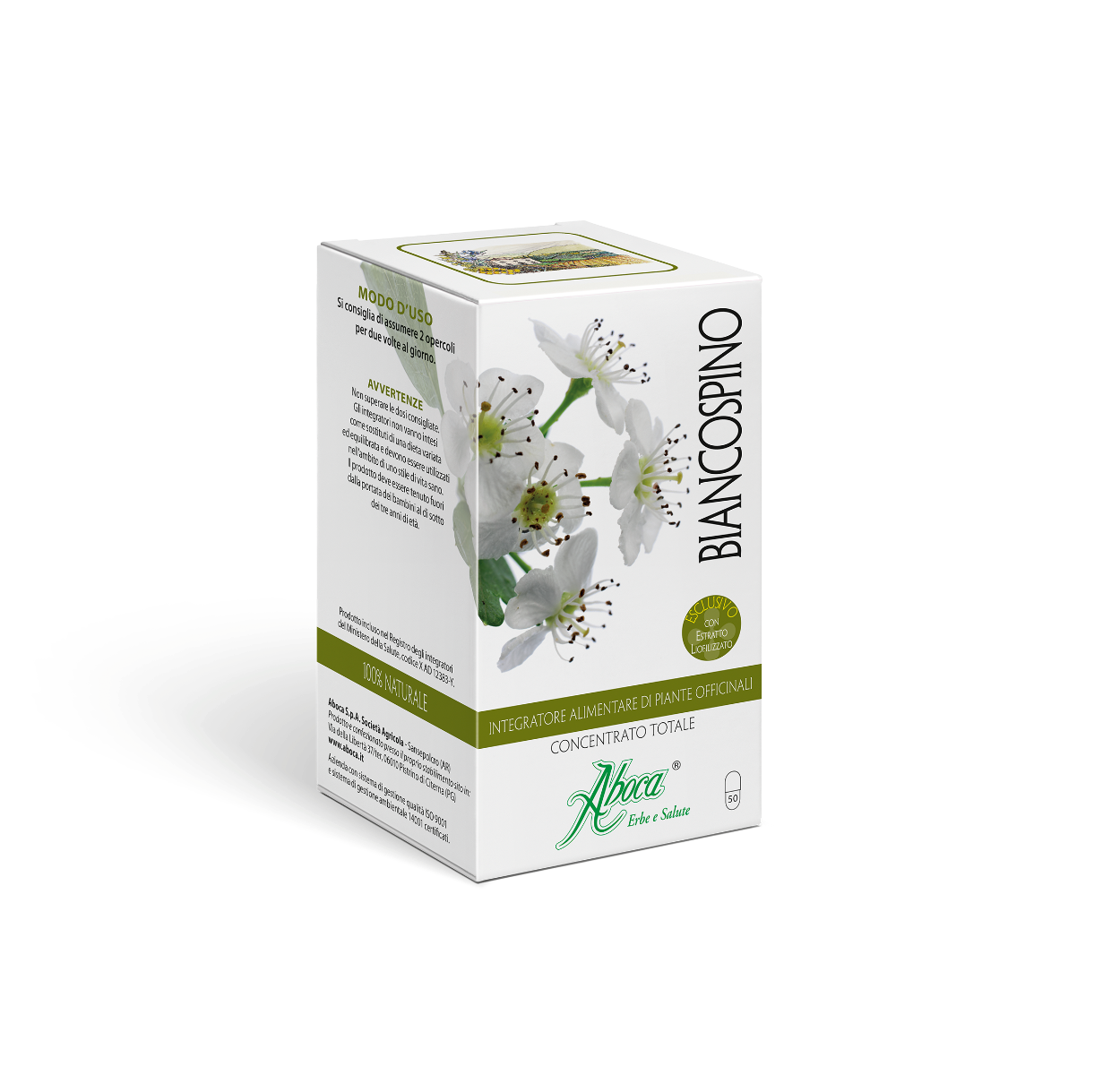 Aboca Biancospino Concentrato Totale 50 Opercoli -5