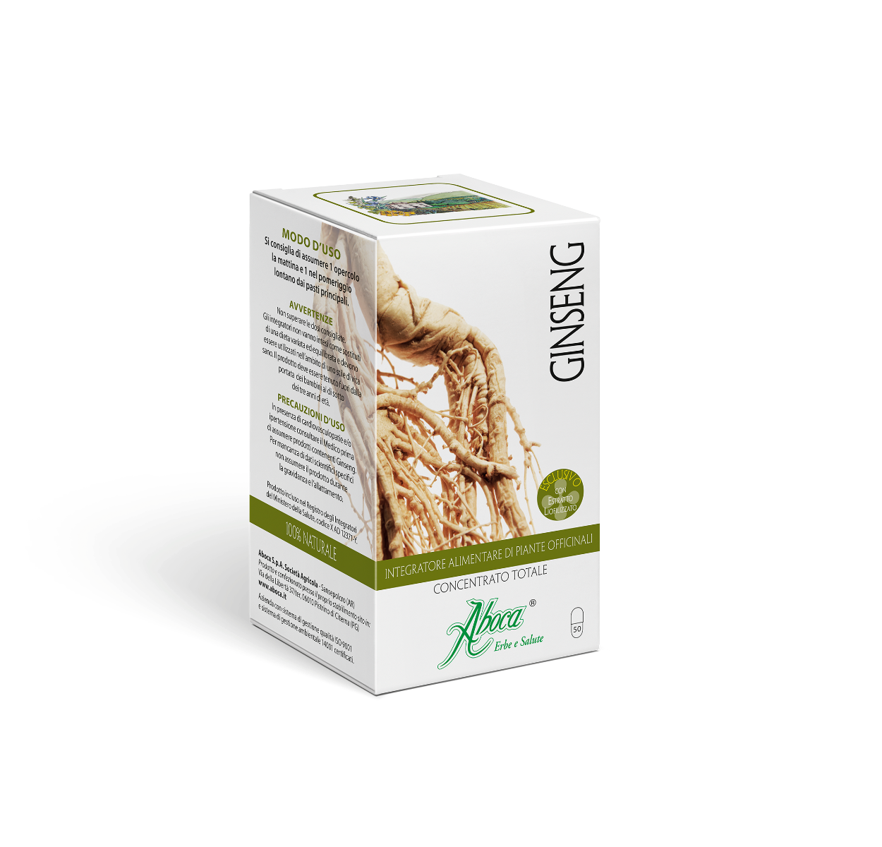 Aboca Ginseng Concentrato Totale 50 Opercoli-3