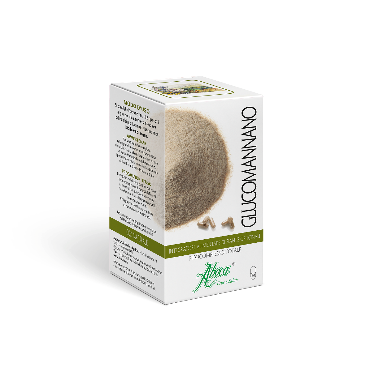 Aboca Glucomannano Fitocomplesso Totale 50 Opercoli-4