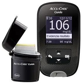 Kit Glucometro Accu-Chek Guide mg/dl + Pungidito Fastclix-2