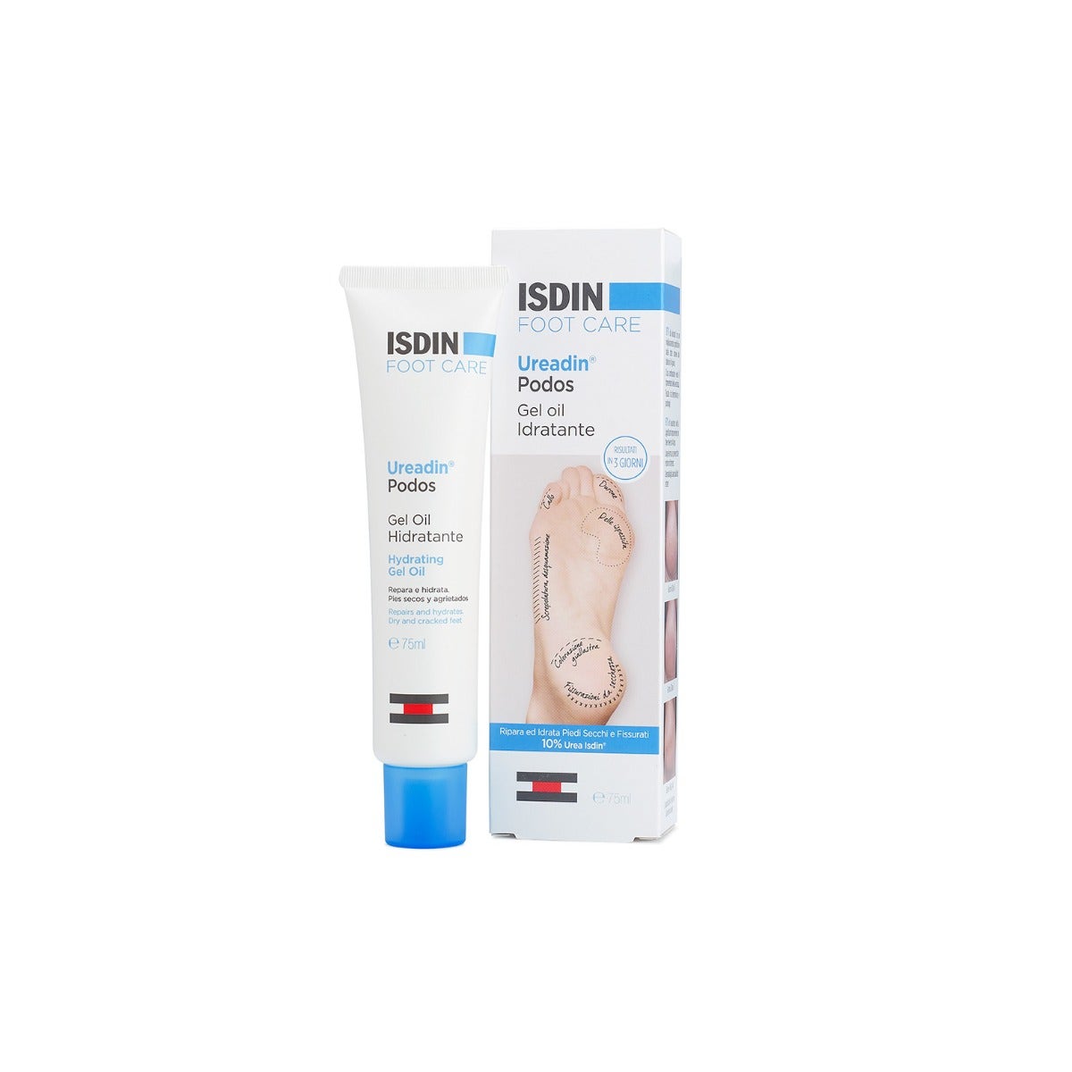 Isdin Ureadin Podos Gel Oil Idratante Per Piedi Secchi 75ml-2