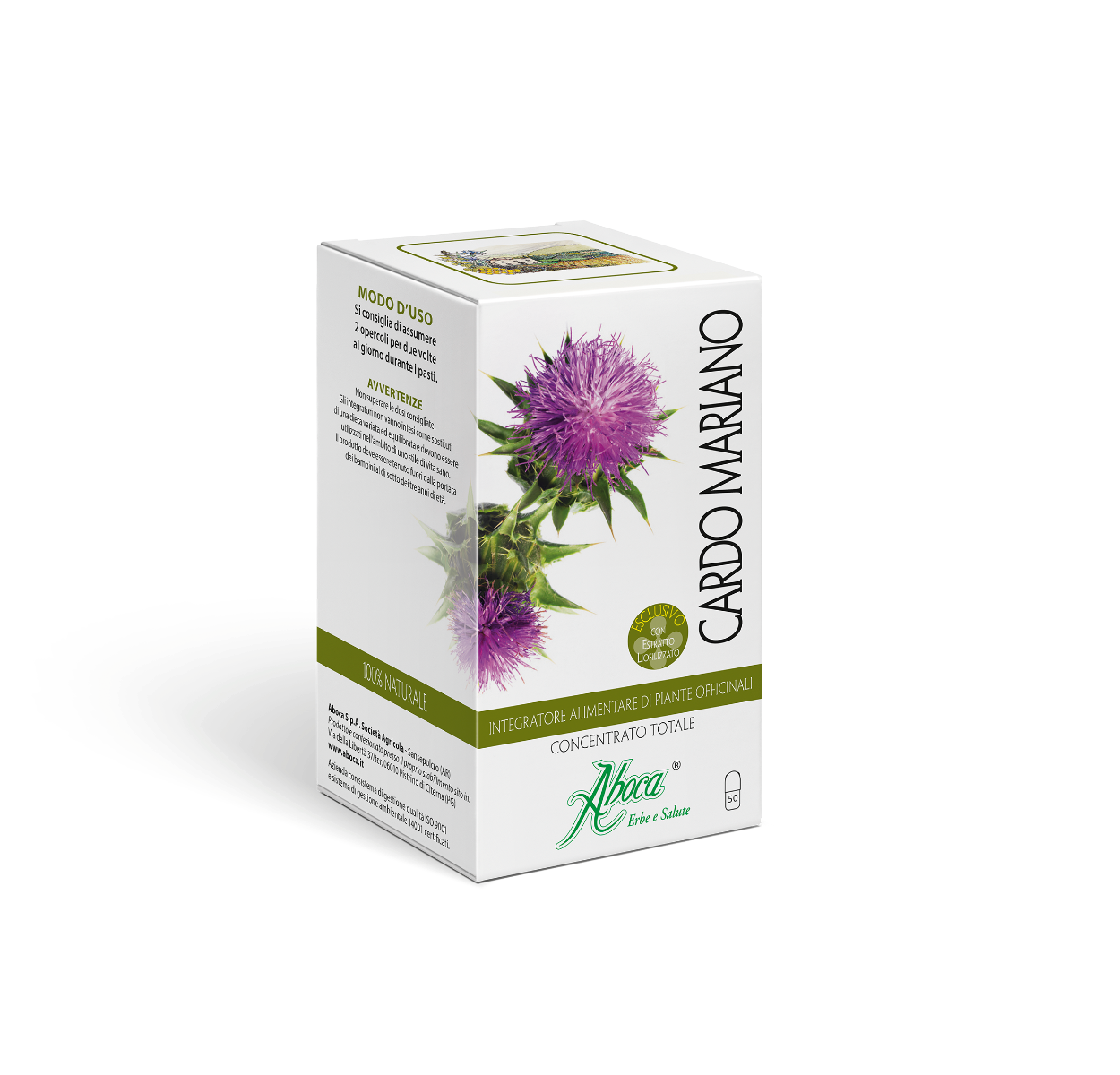 Aboca Cardo Mariano Concentrato Totale 50 Opercoli -4