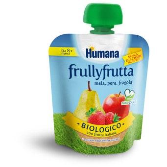 Humana Frullyfrutta Pera Fragola 90g 6 Mesi+ - 2