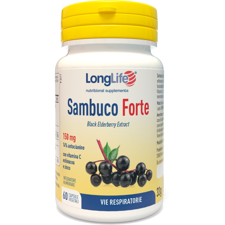 Longlife Sambuco Forte 60 Capsule-1