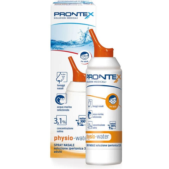 Prontex Physio-Water Soluzione Ipertonica 3,1% Spray Nasale Adulti 100ml-1