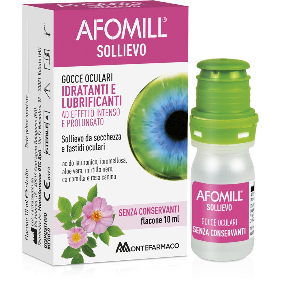 Afomill Sollievo Gocce Oculari Lubrificanti 10ml-6