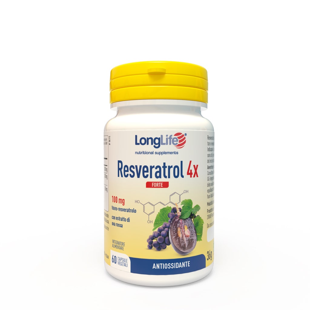 Longlife Resveratrol 4x Forte 60 Capsule-1